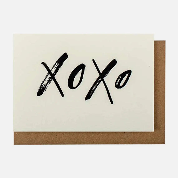 Gifting Card Bru/XOXO (Black) - Maska / Gifting Redefined