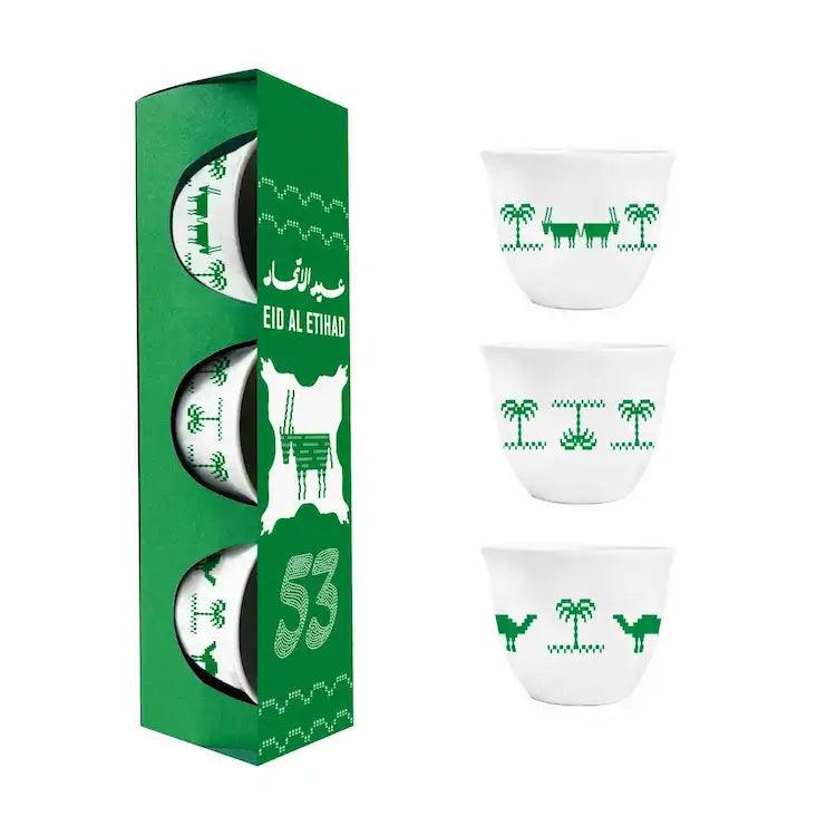 EID AL ETIHAD Gahwa cups Set - Maska / Gifting Redefined