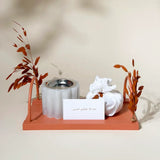 Mubkhar  Set By L' AFSHAR - White - Maska / Gifting Redefined