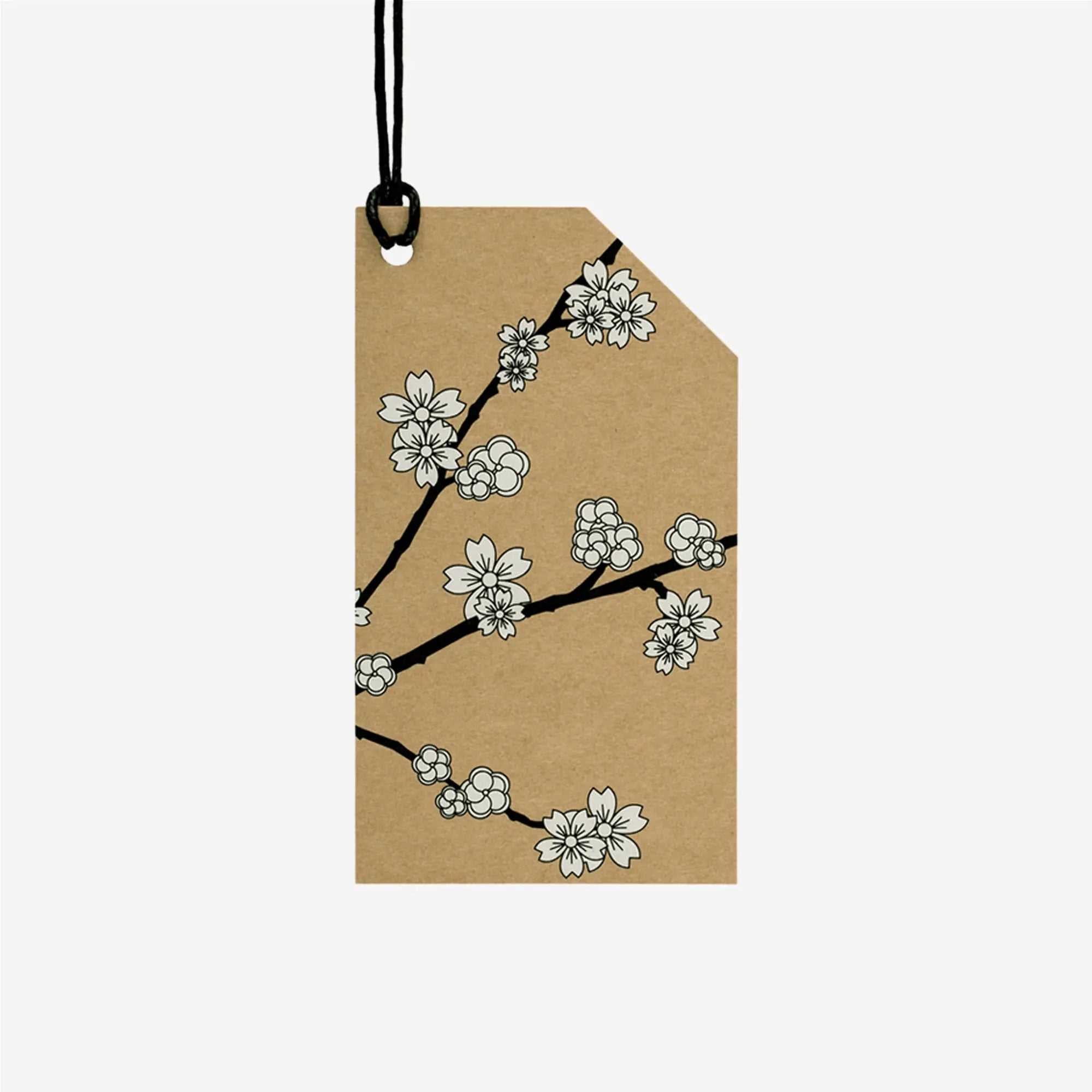 Gifting Card Kraft Tag Cherry Blossom - Maska / Gifting Redefined