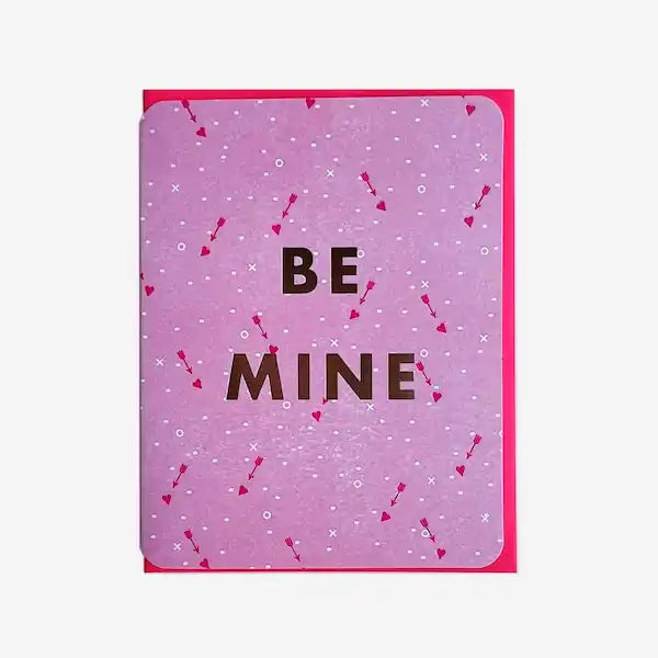 Gifting Card Be Mine Arrows Pink - Maska / Gifting Redefined