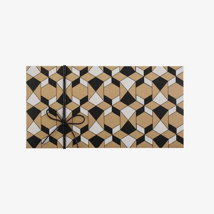 Kraft Money Envelope Islamic Pattern with Rope - Maska / Gifting Redefined