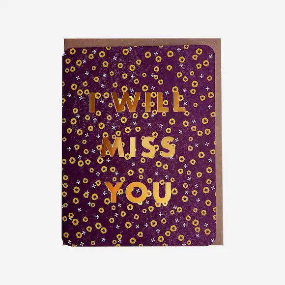 Gifting Card I Will Miss You - Maska / Gifting Redefined